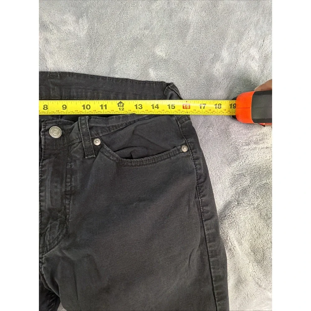 Levi's 511 Slim Fit Jeans Men's 31x32 Black Stretch Lightweight Denim